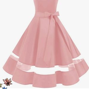 Women's 1950s Rockabilly Cocktail Party Dress Retr